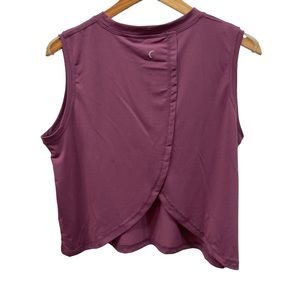 Zyia Active Elegant cropped purple tank top shirt xtra large.
